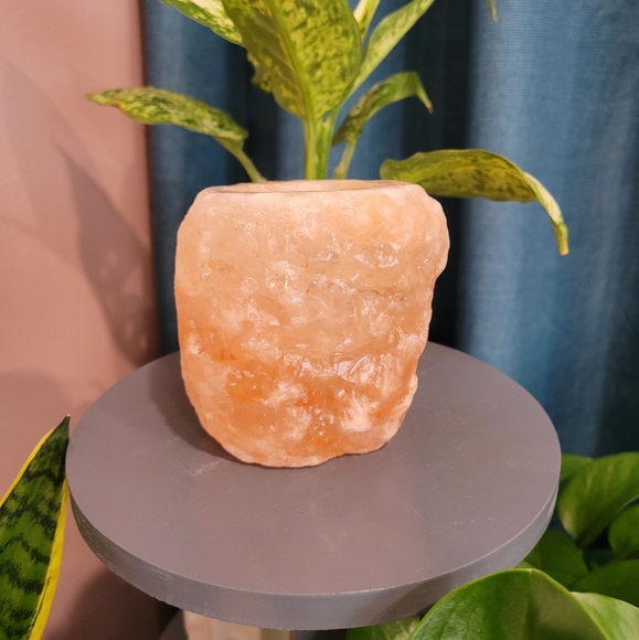 Himalayan Salt Candle Holder - Picture 3 of 6